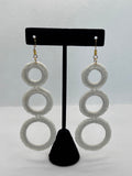 Three Ring Dangle Earrings