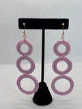 Three Ring Dangle Earrings