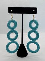 Three Ring Dangle Earrings