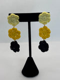 Three Doily Dangle Earrings