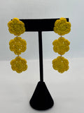 Three Doily Dangle Earrings