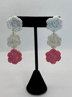 Three Doily Dangle Earrings