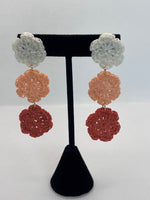 Three Doily Dangle Earrings