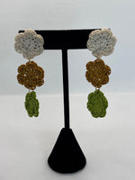 Three Doily Dangle Earrings