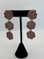 Three Doily Dangle Earrings