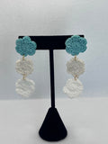 Three Doily Dangle Earrings