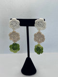 Three Doily Dangle Earrings