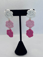 Three Doily Dangle Earrings