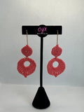 Kidney Double Drop Earrings