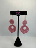 Kidney Double Drop Earrings